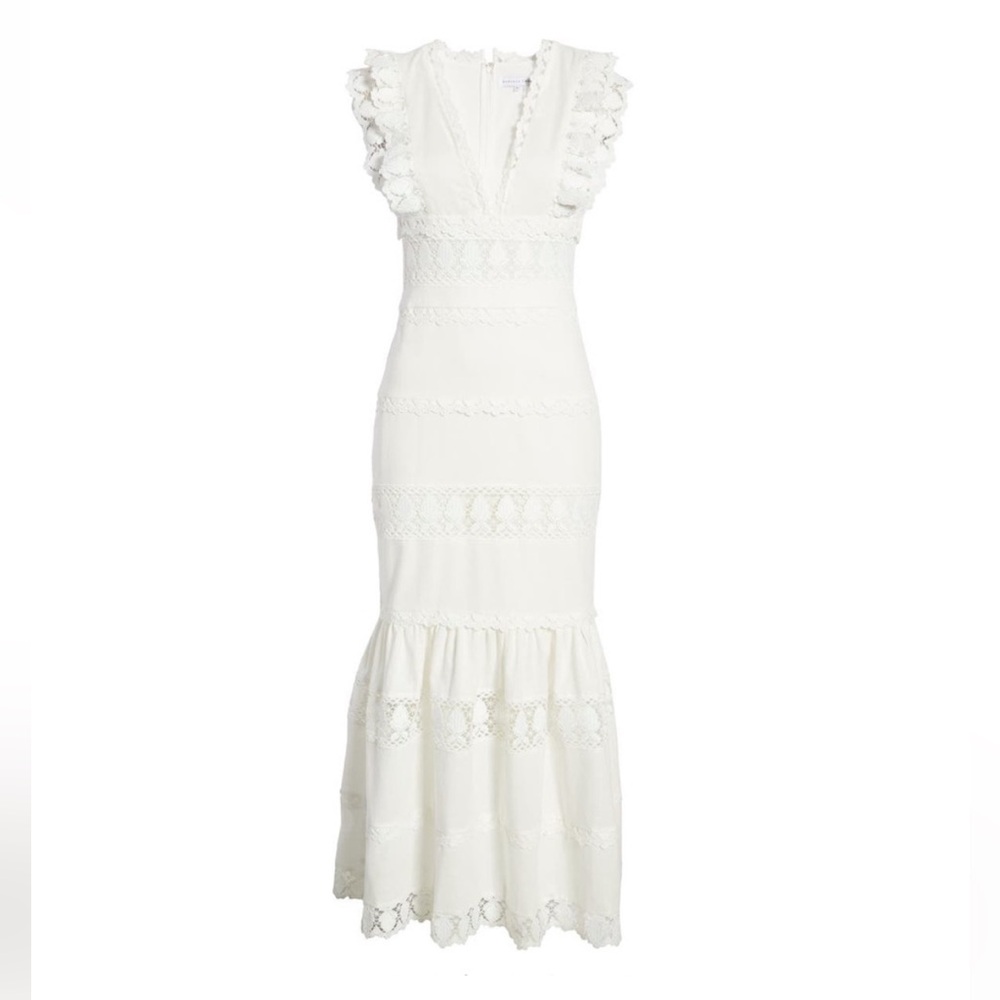 Endless Rose Lace Trim Maxi Dress
